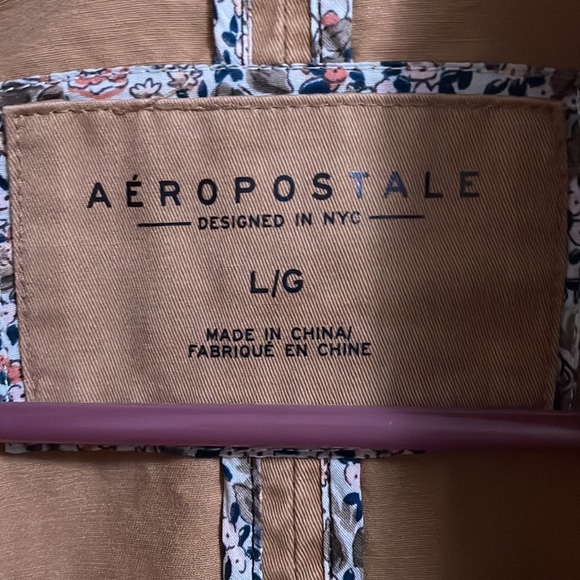 Aeropostale Tan Utility Jacket (size large) - Picture 6 of 7